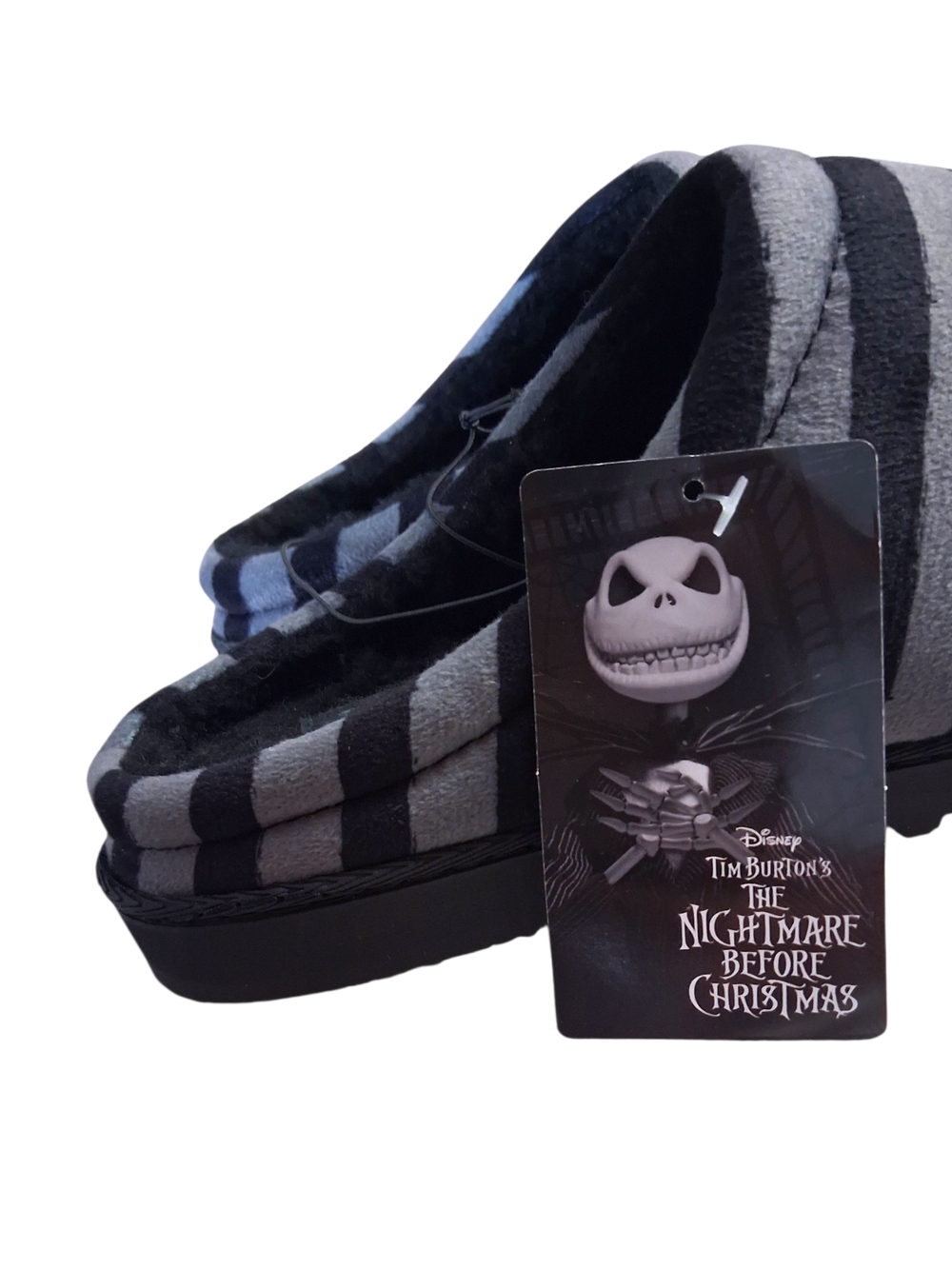 🆕️Glow-in-the Dark Disney Nightmare Before Christmas Slippers Mens 9/10 Medium - Picture 5 of 9